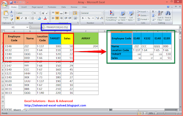 Array in Excel Uses, Benefits and Details with examples in array ... image.