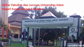 Daftar Fakultas dan Jurusan UINSA Universitas Islam Negeri Sunan Ampel Surabaya