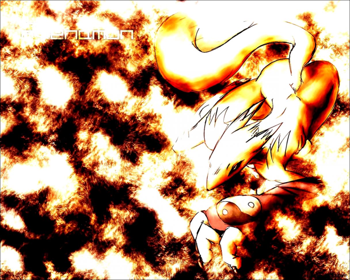 Renamon Abstract Anime Digimon