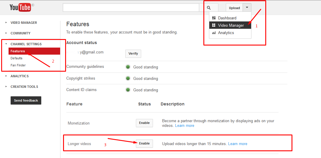 Cara Upload Video Di Youtube Durasi Panjang | carapabae cara upload video durasi panjang di youtube Cara Upload Video Di Youtube Durasi Panjang | carapabae cara upload video durasi panjang di youtube