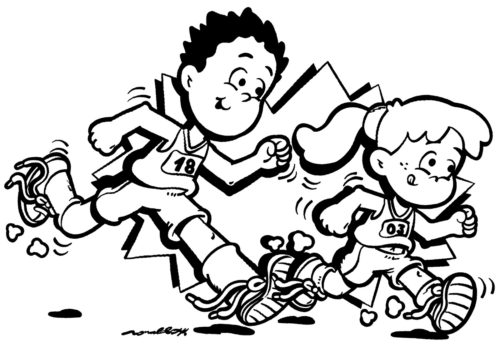 Ronald Ch.: Niños corriendo