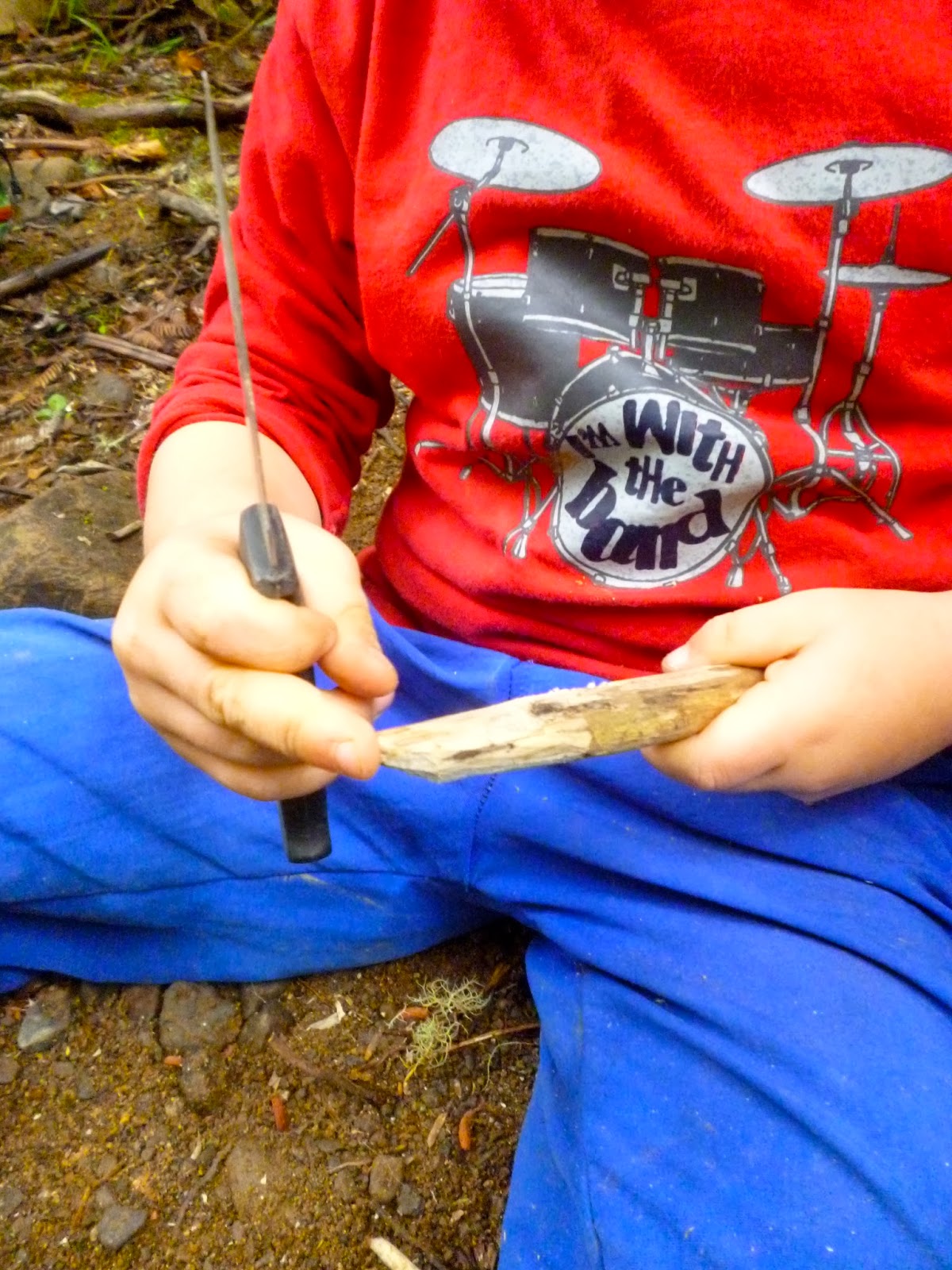Mairtown Kindergarten Introducing Whittling into the Nature Programme