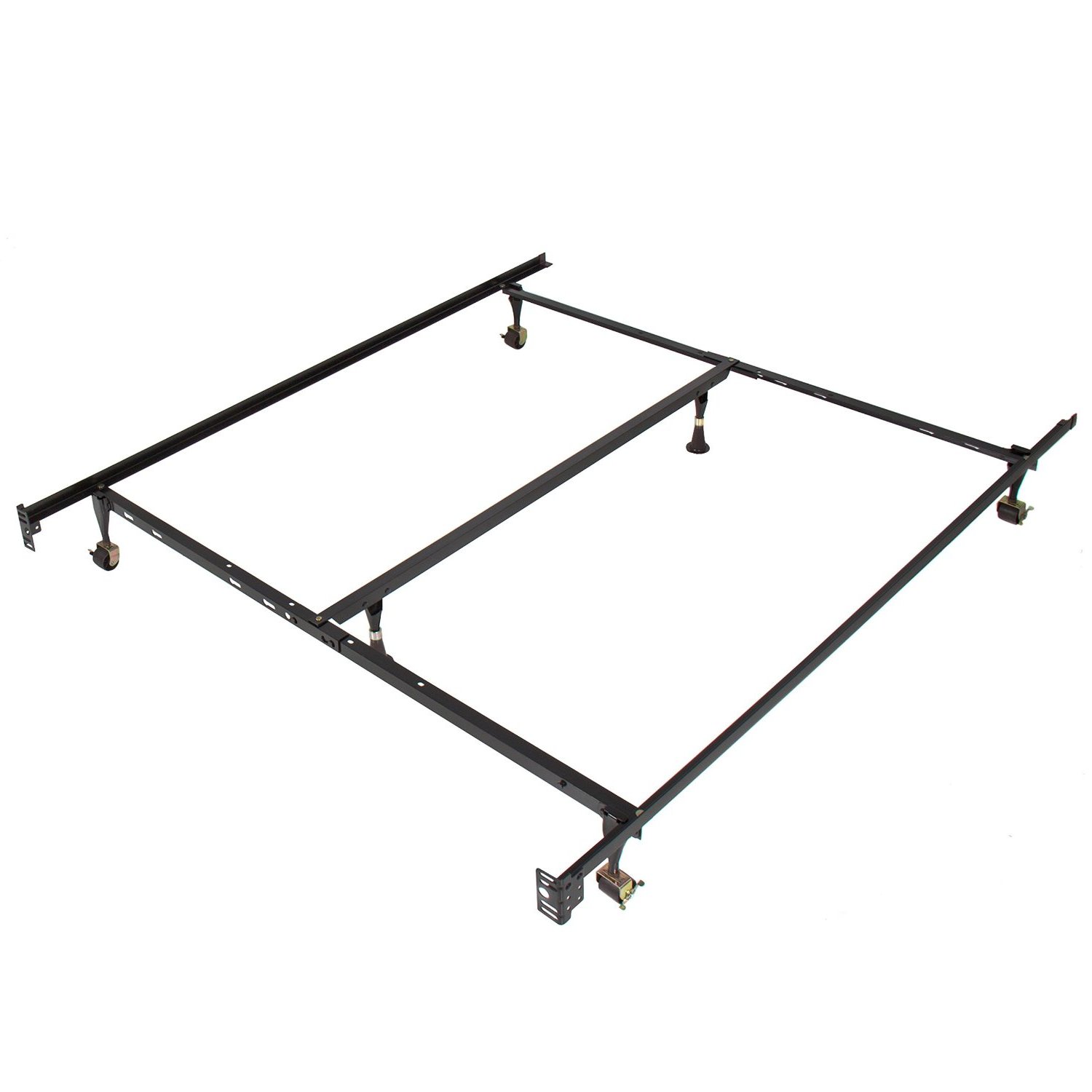 Metal Bed Frame Innovation Durrable Metal Bed Frame Queen Size With Wheel Its So Simple For Mobility