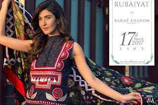 Rubaiyat Lawn 2017 Dresses Collection by Barae Khanom