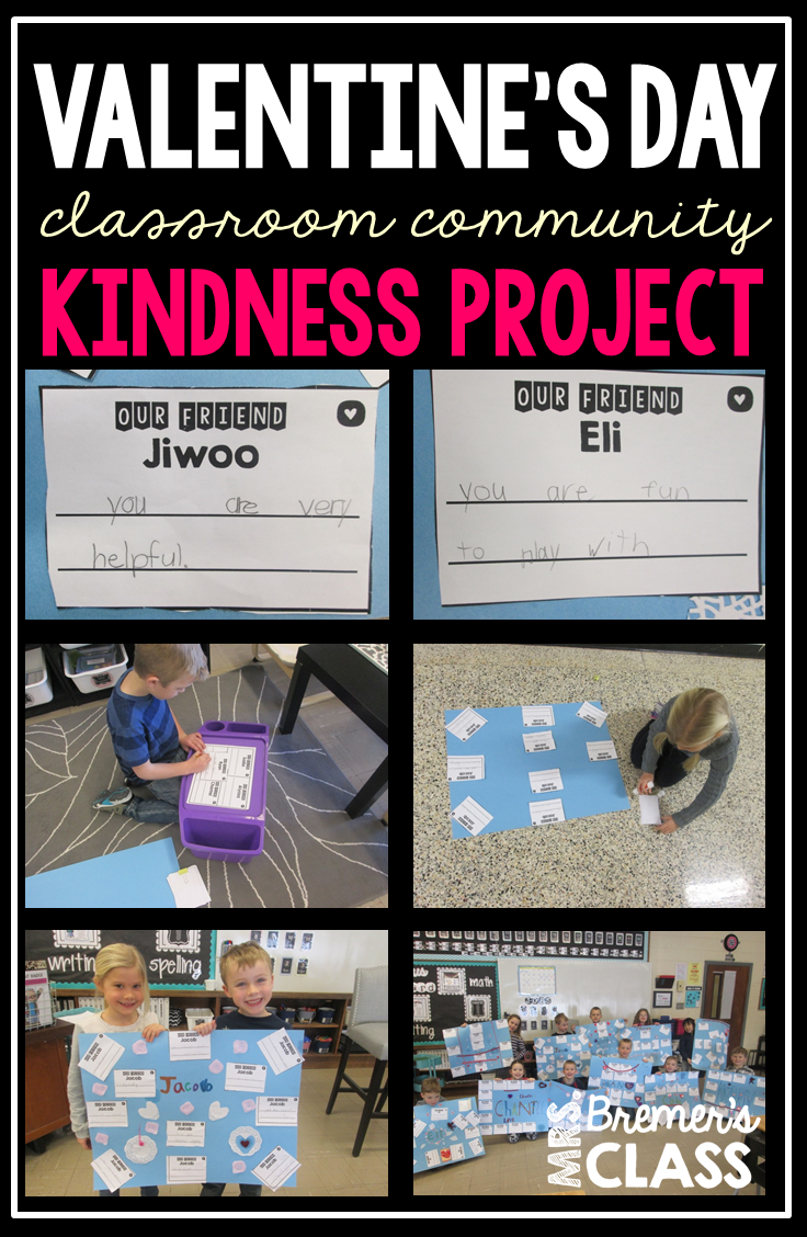 Mrs. Bremer's Class Valentine's Day Kindness Project