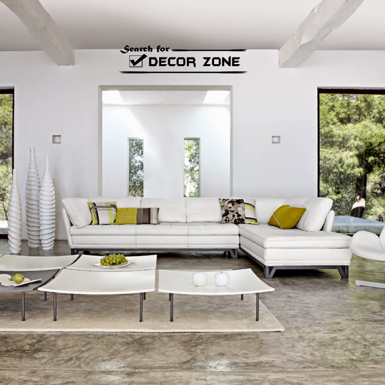 White Living Room Furniture Sets 17, Living Room Ideas White Leather Sofa