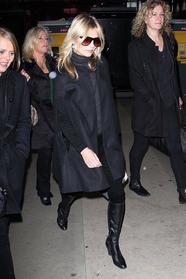 GOLDEN DREAMLAND: Style Icon: Kate Moss - Monochromatic Black Looks