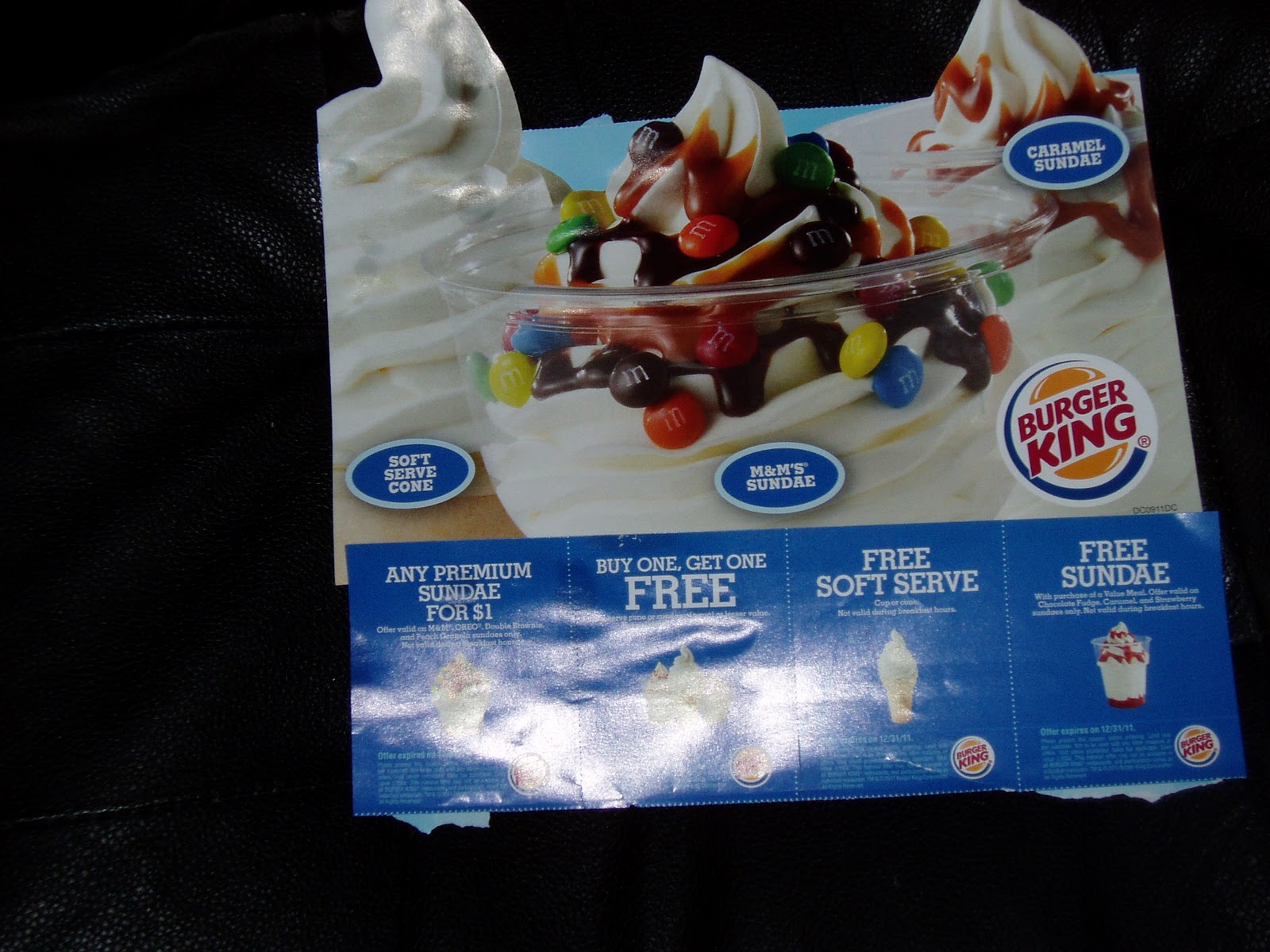 Stretching Your Blessings Burger King Ice Cream and Sundae coupons in