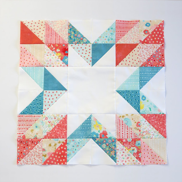 Quilt blocks for the Charming Baby Sew Along with the Fat Quarter Shop - pattern from the Charming Baby Quilts book by Melissa Corry - from the A Bright Corner blog