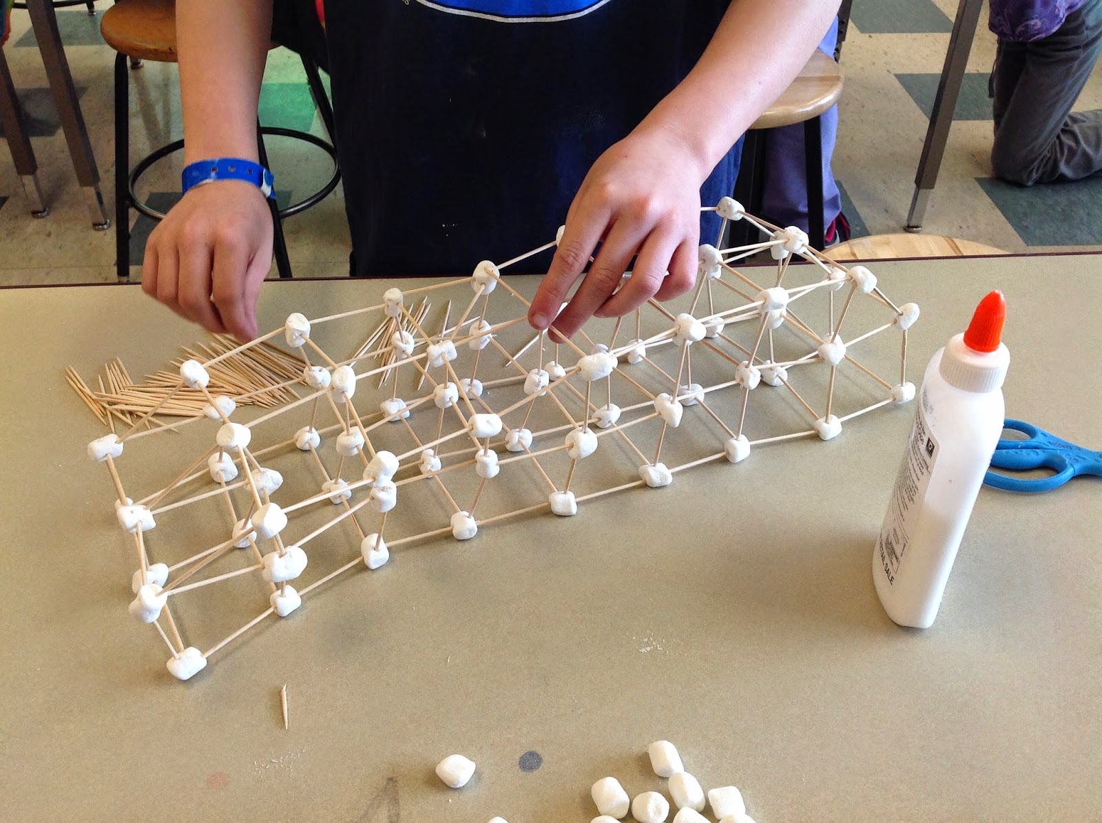 Just Has to be Yours: Art Adventure: Marshmallow & Toothpick structures