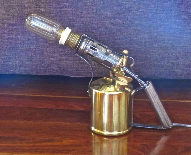 Rustnstuff The beauty of brass and copper Steampunk lamps