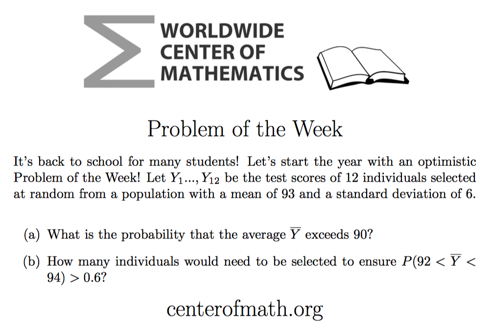 Problem of the week pdf image