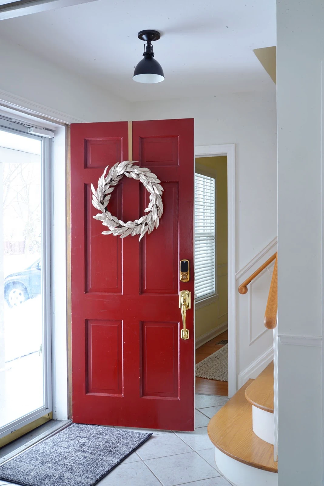 small entryway makeover, front hall makeover, easy entryway makeover, small entryway ideas