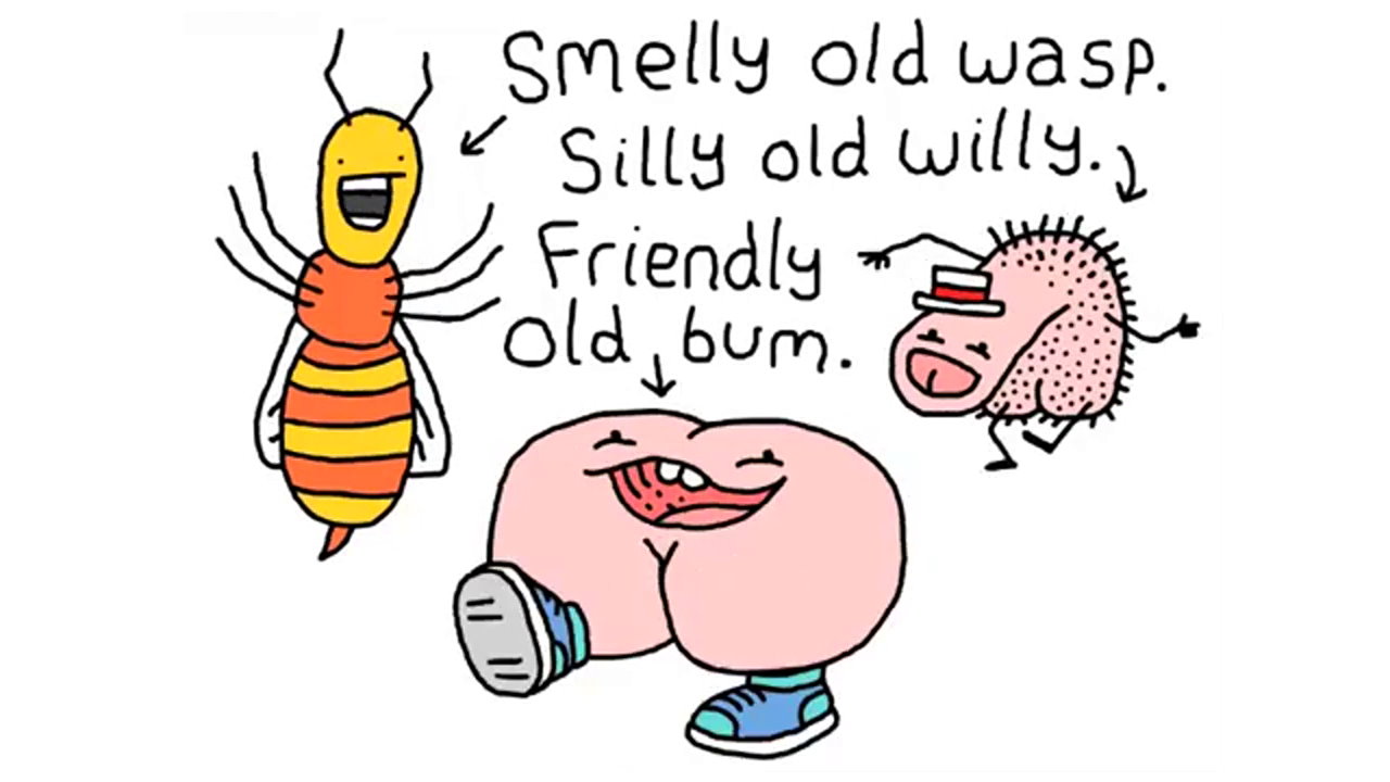 好色龍的網路生活觀察日誌 [翻譯] 雞雞屁屁之歌 (Willy Bum Bum)