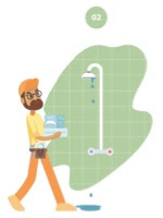 How to replace a leaky shower head DIY at home