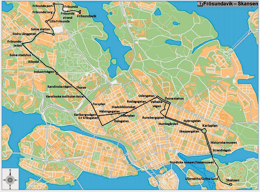 Stadsutvecklingen: Busslinjenät City 2015