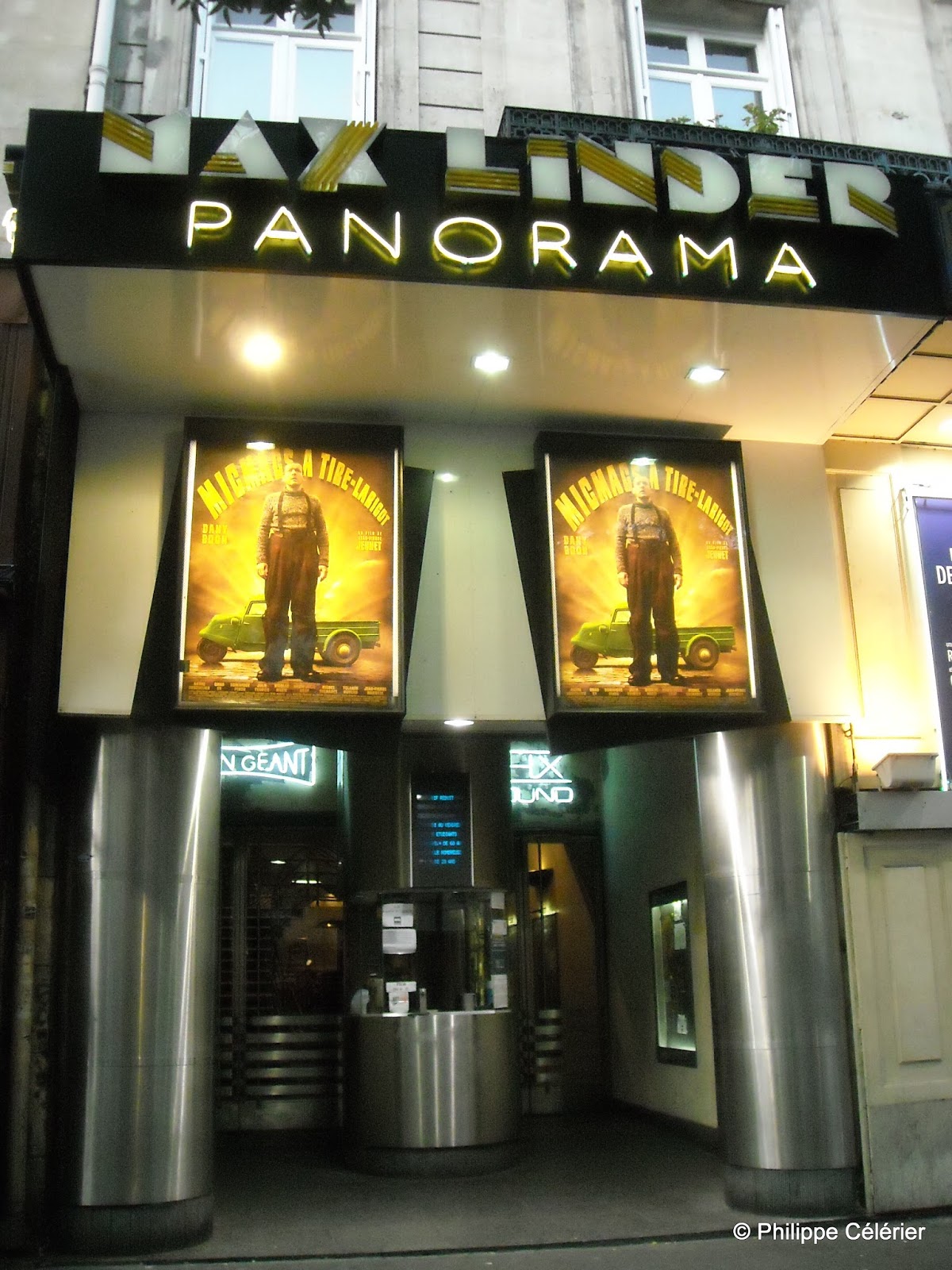 Max Linder Panorama 24 Boulevard Poissonnière 75009 Paris Ciné-Façades: Max-Linder-Panorama (Paris 9ème)