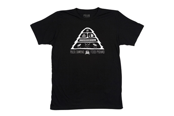 Lori D: Camping Food Pyramid T-Shirt