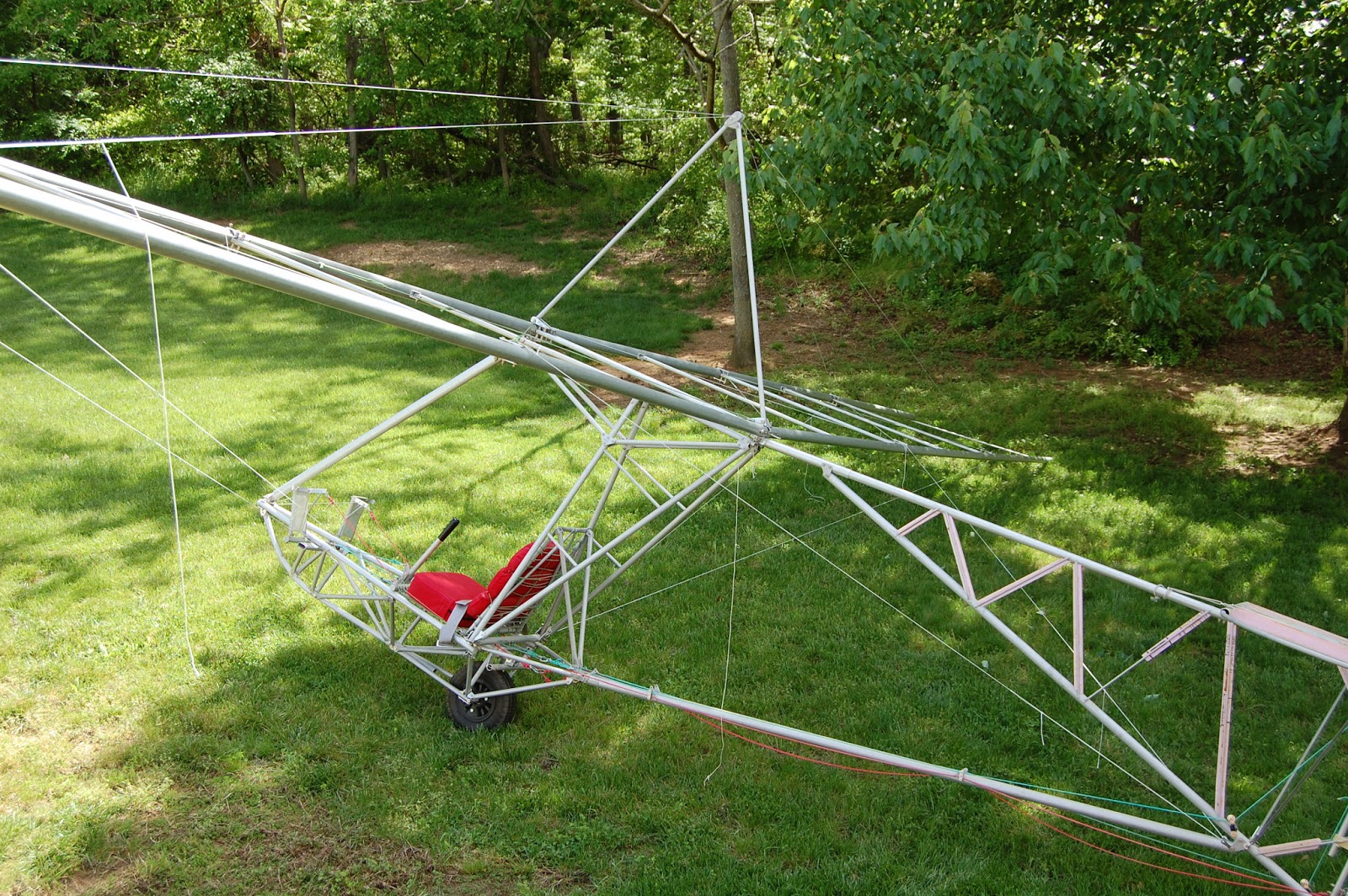 Building adventures of an Ultralight Glider Beautiful spring day for a
