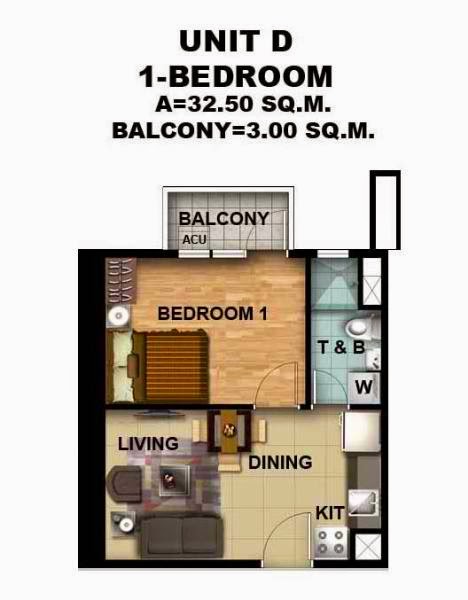 Asmara Condominium 1 Bedroom Unit With Balcony