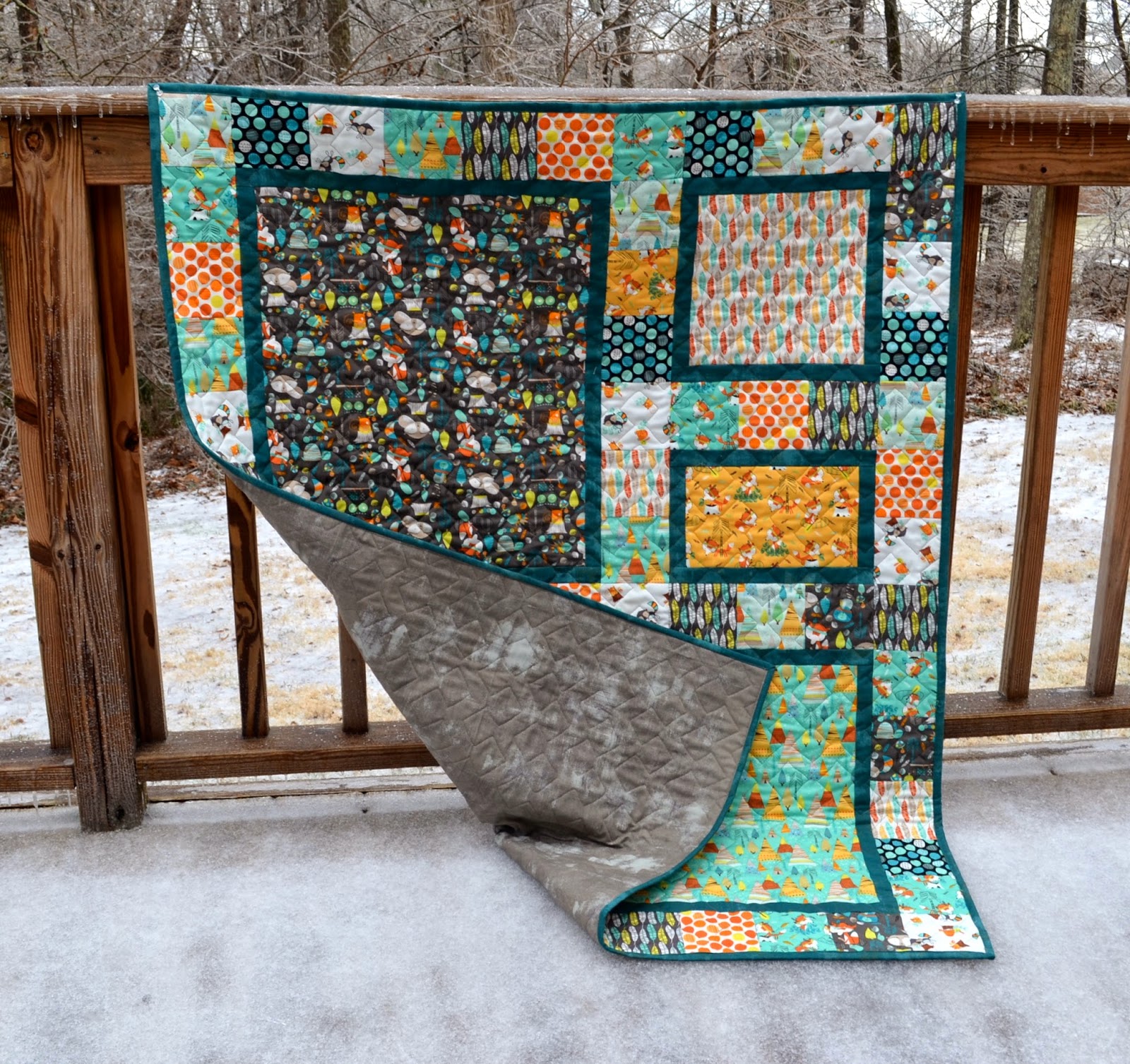 Around the Blocks More pictures of Child's Play quilt