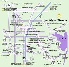 Tourist Map of Las Vegas Pictures | Map of Las Vegas City Pictures