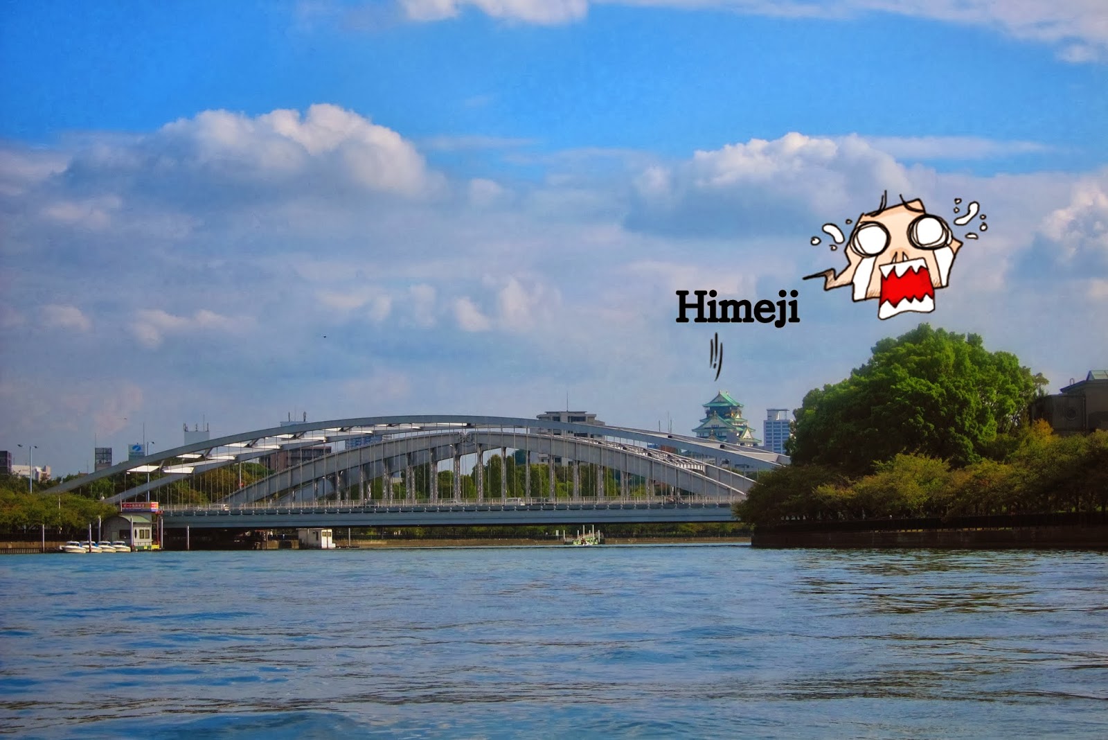 moshi. moshi. meow. Osaka Day 1 Aqualiner, Osaka