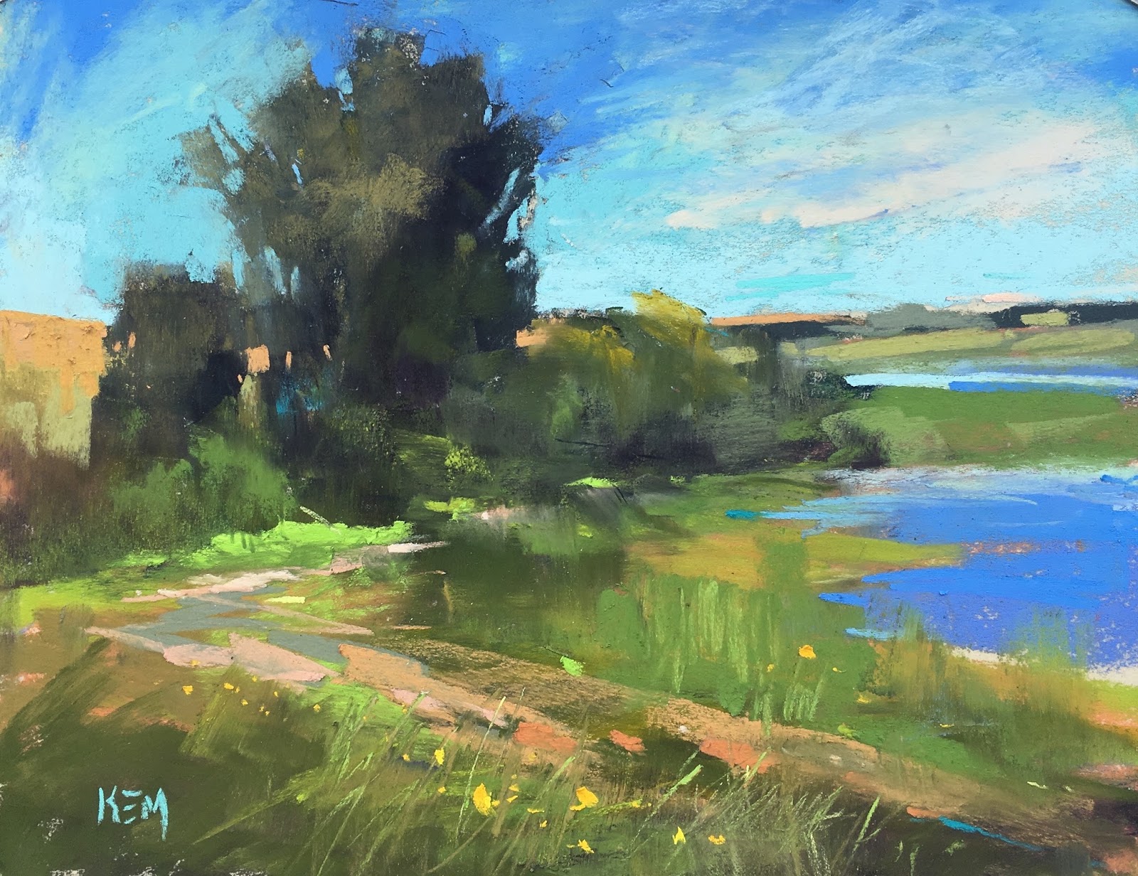 Painting My World Back in the Studio..Ireland was Grand!