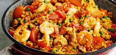 Receita de Arroz Valenciana 