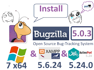 Install BugZilla 5.0.3 on Windows 7 x64 localhost - opensource Perl Bug tracking software