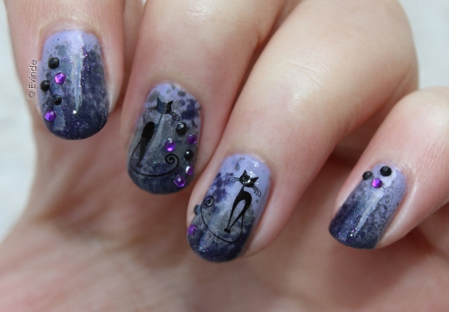 4. "Witchy Black Cat Nails" - wide 5