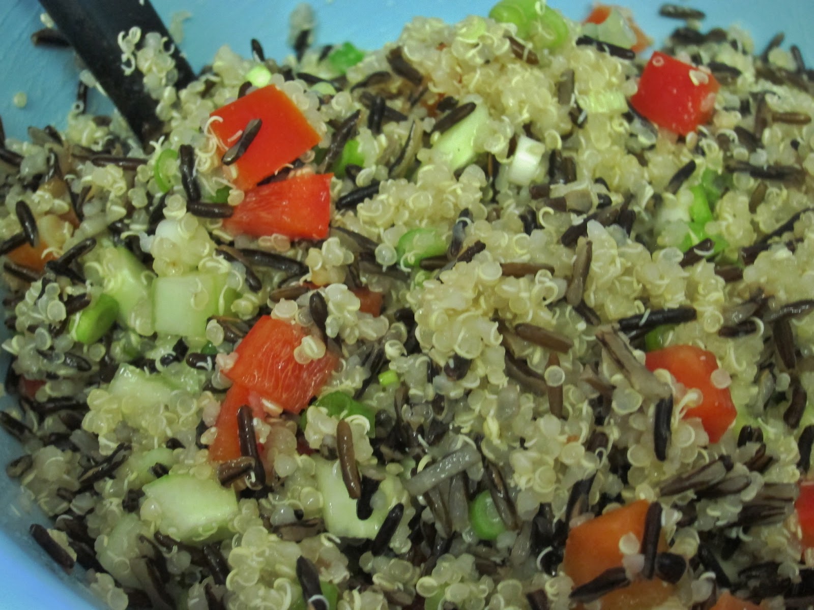 The Vegan Chronicle Wild RiceandQuinoa Garden Salad