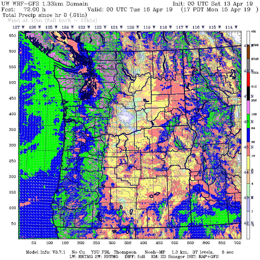 Cliff Mass Weather Blog Heavy Convergence Zone Rainfall Inundates the