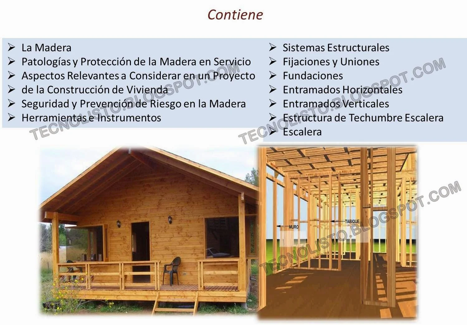 "Patologías y protección de la madera para construir casas"