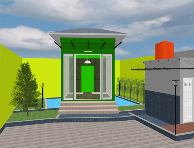 Desain Mushola Keluarga Minimalis Di Luar Rumah Rumah Sae