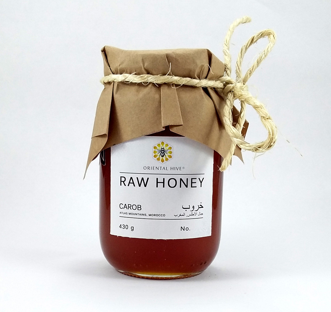 Carob RAW honey 430g Oriental hive