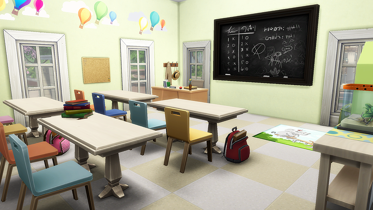 2cool4school element. Elementary School the SIMS 4. Симс 4 старшая школа мебель. Elementary School Newcrest SIMS 4. Elementary School no cc SIMS 4.