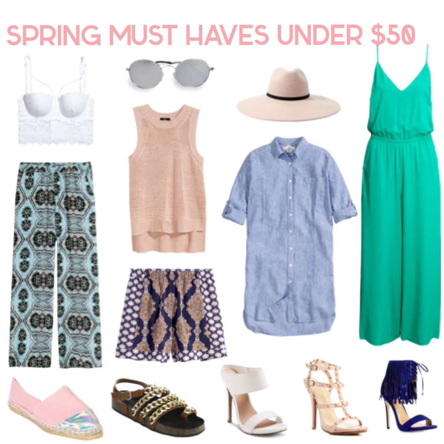 Spring 2015 Must Haves Under $50 - Frugal Shopaholics | A Fashion and ...