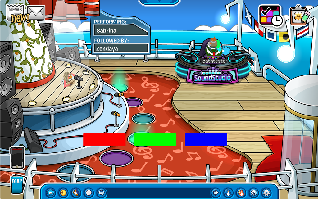 Disney Club Penguin Music Jam Event, Penguins Inspired by Disney Music