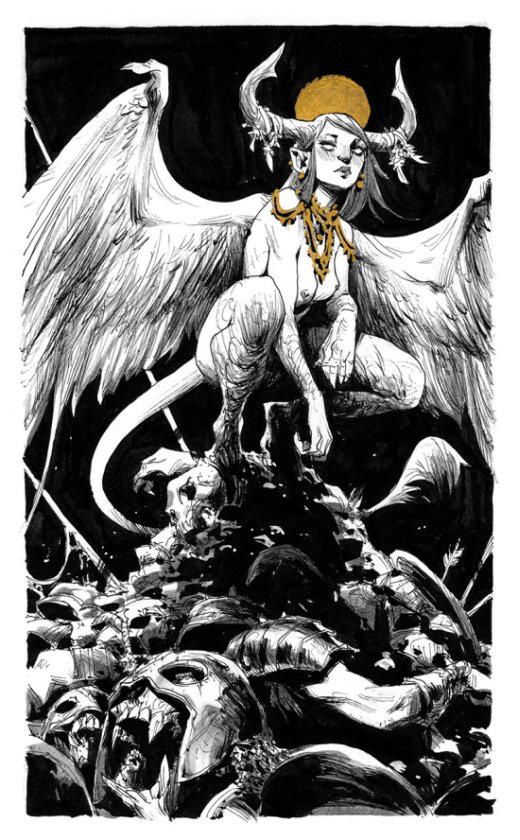 Andrew Mar artstation arte ilustrações fantasia sketches sensuais