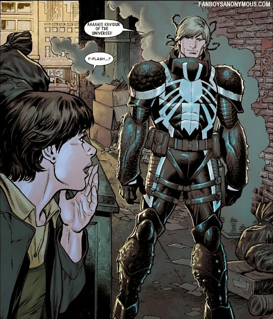 Agent Venom Flash Thompson reveals his identity