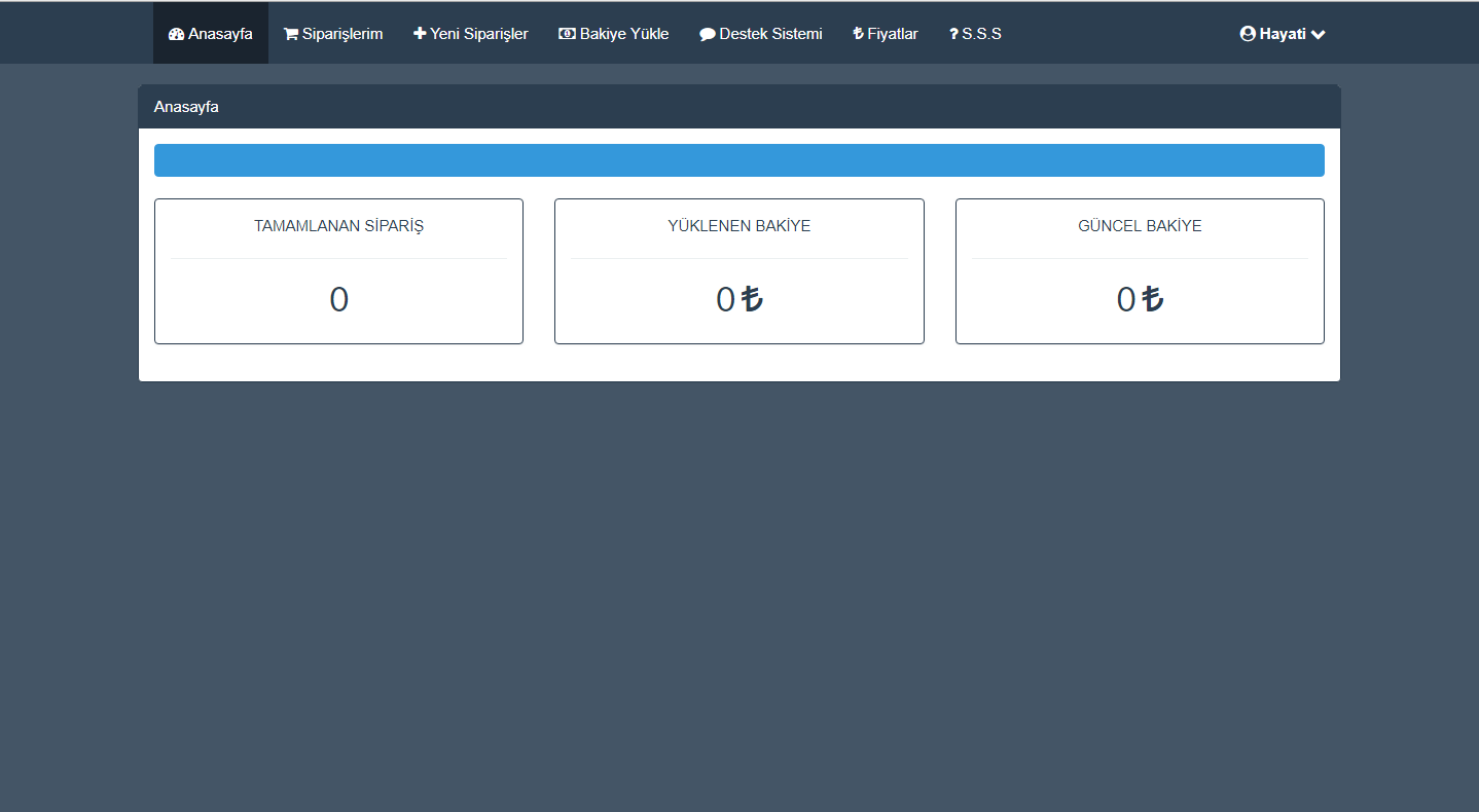 Smm panel sign up for test balance