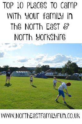 Top 10 places to camp with your family in the North East and North Yorkshire