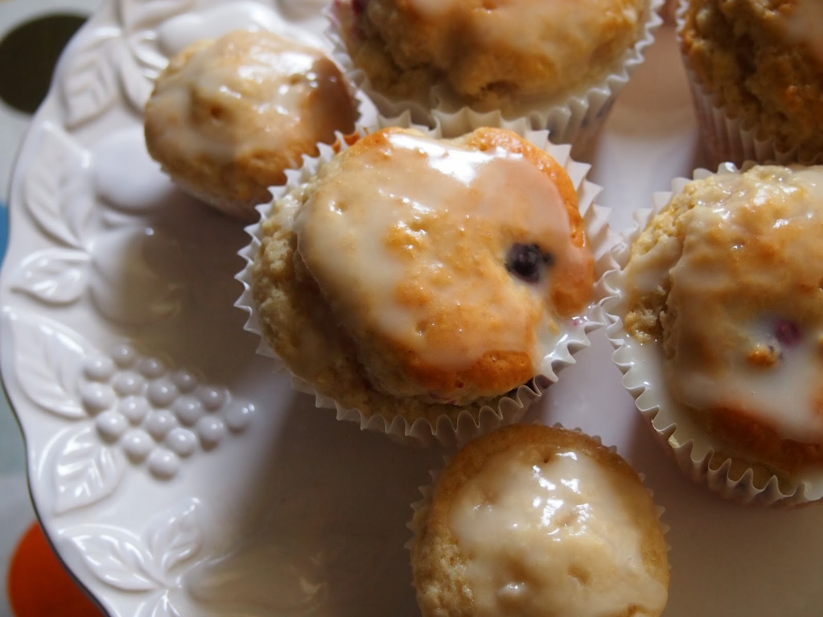 21st century urban housewife Blueberry Lemon Drizzle Muffins