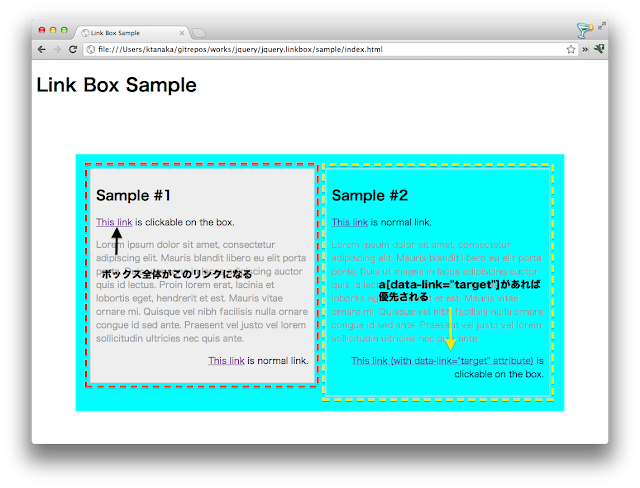 jQuery Link Box プラグイン作りました | 株式会社ダイレクトサーチジャパン