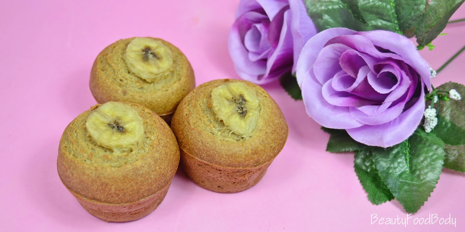 beautyfoodbody cupcakes magdalenas muffin platano coco fit light avena