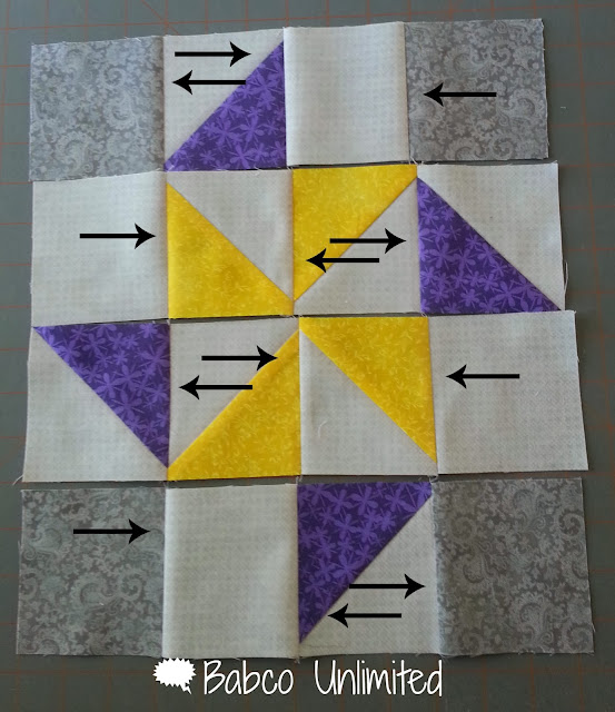 BabcoUnlimited.blogspot.com - Tuesday Tip, How to Make Your Quilt Seams Lie Flat, Quilt Hack