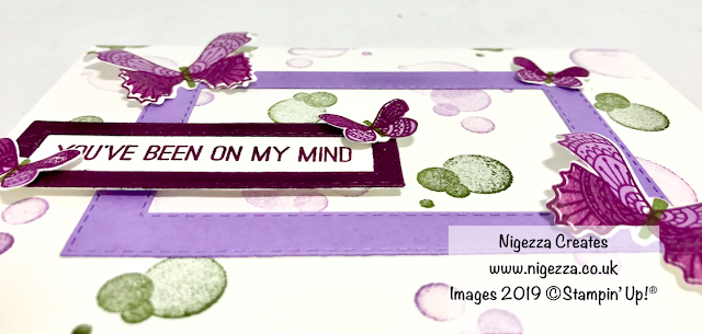 InspireINK Blog Hop Tic Tac Toe Colour Challenge Butterfly Gala Stampin' Up! Nigezza Creates