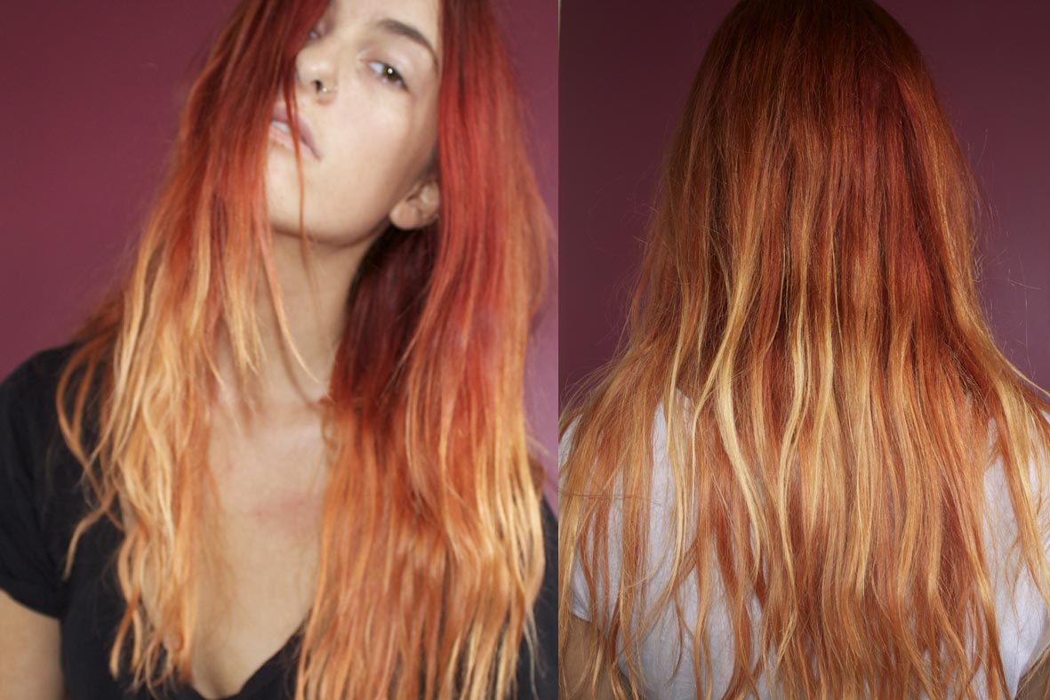 The Bearded Lady: DIY BALAYAGE OMBRE HAIR HIGHLIGHTS