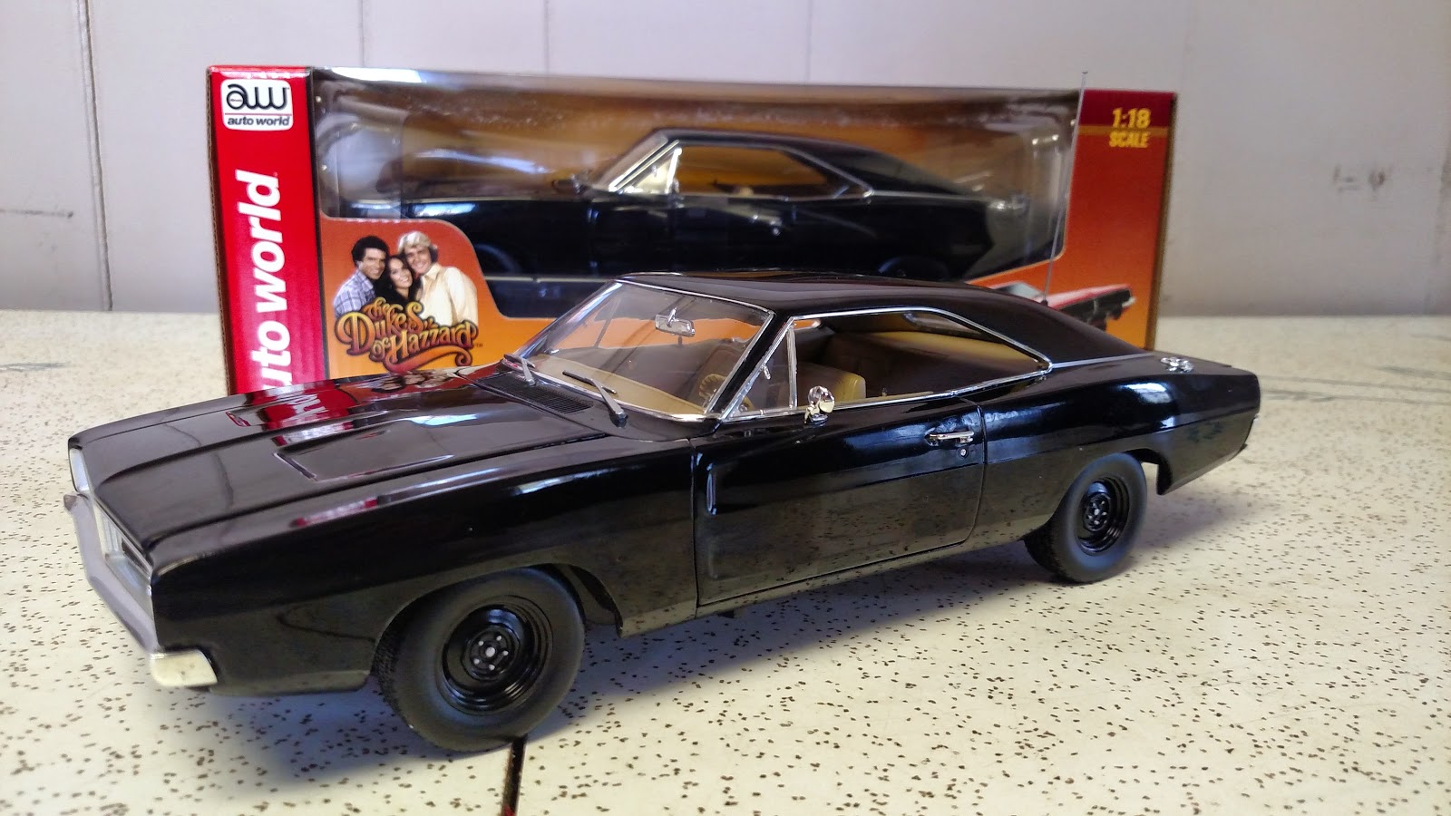 Dukes of Hazzard Collector: New 1/18 Happy Birthday, General Lee Diecast  From Auto World